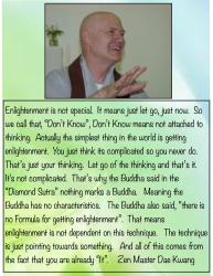Enlightenment is not special